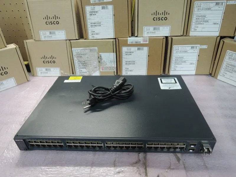 Коммутатор Cisco WS-C3560V2-48PS-S Catalyst 3560 V2 48-Port PoE Switch 4x SFP