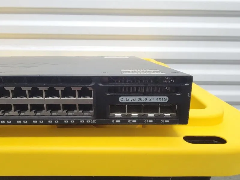 Коммутатор Cisco 3650 24 Port Ethernet Switches WS-C3650-24TS DESCRIPTION — фото лота 2