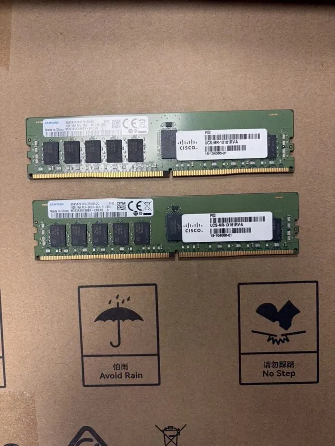Модуль памяти Cisco 16GB DDR4-2400 PC4-19200 1Rx4 ECC REG UCS-MR-1X161RV-A M393A