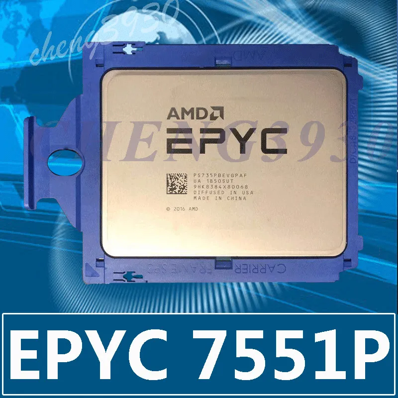 Процессор AMD epyc 7551p 2.0ghz 32-core 180w Socket 64mb interface sp3 CPU proce