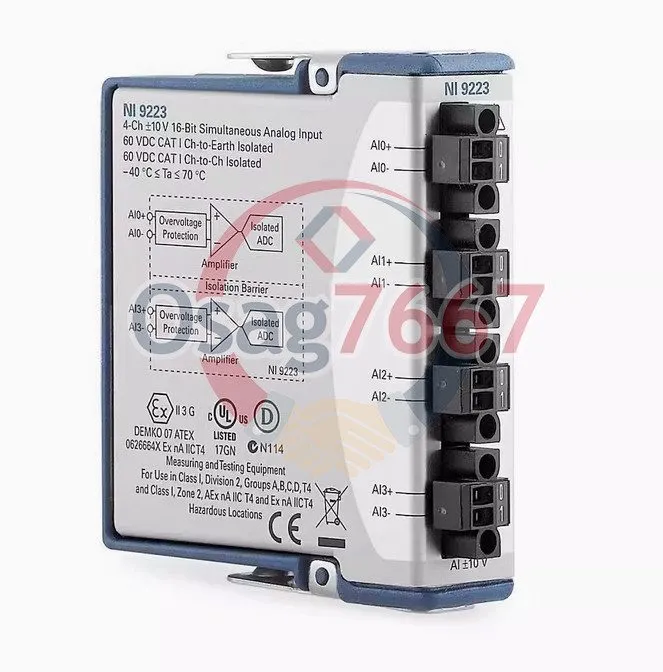 Модуль National Instruments NI 9223 Analog Input 4-Ch Module 781398-01