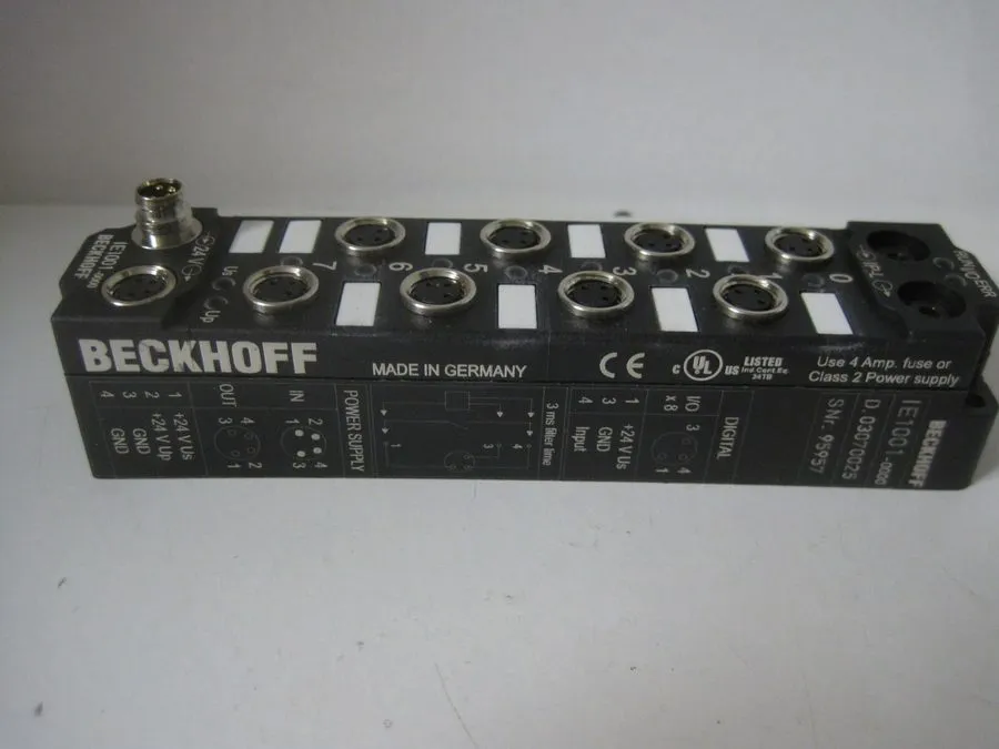 IIoT-устройство Beckhoff IE1001 IE1001-0000 Digital Input 24VDC, M8