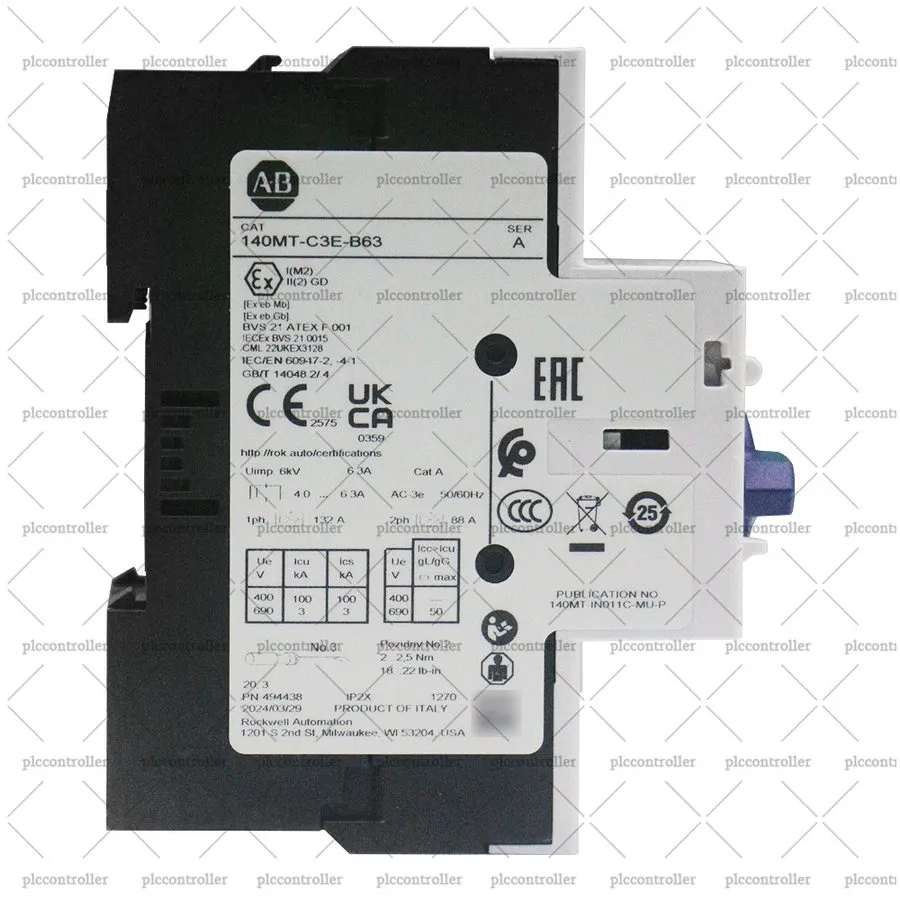 Автоматический выключатель Allen Bradley Motor Protection Circuit Breaker 140MT-