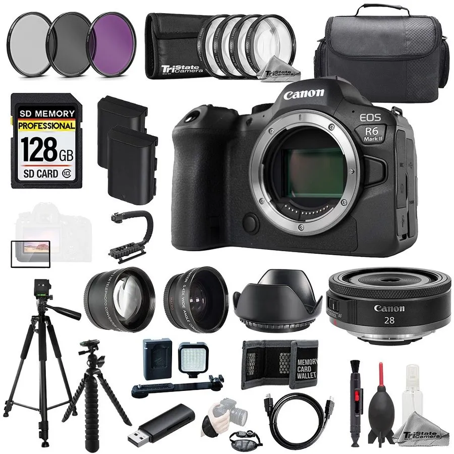 Объектив Canon EOS R7 + RF 24-105mm f/4 L IS USM Lens+128GB+Ext Bat+ Filtr MEGA 