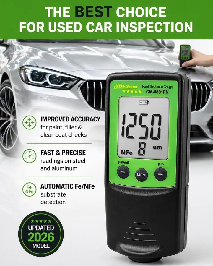 Толщиномер Paint Thickness Gauge CM-8801FN