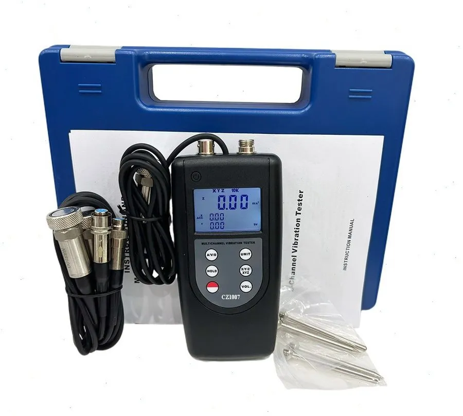 Газоанализатор 3 Channels Vibration Tester Meter Analyzer with Accuracy 5% of in
