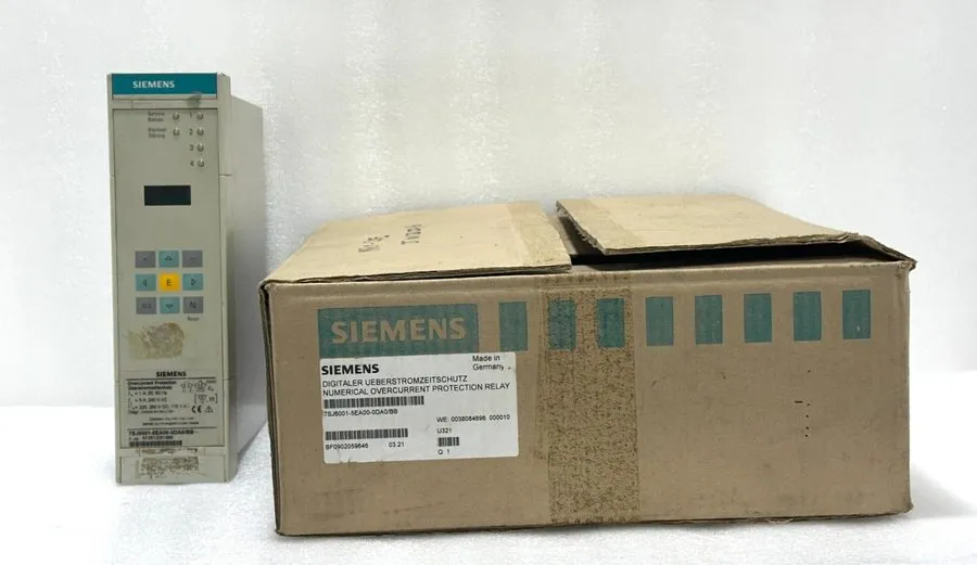 Реле защиты SIEMENS 7SJ6001-5EA00-0DA0/BB Over Current Protection Relay 240VAC