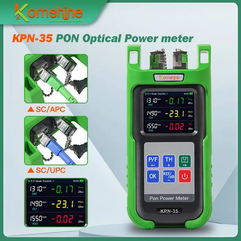 Тестер Optical Fiber PON Power Meter 1310/1490/1550nm SC/UPC,APC &KLS-35 PON Wav