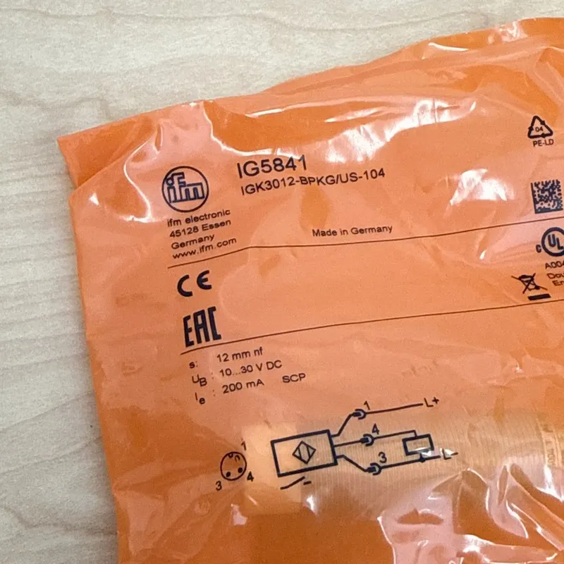 Датчик приближения IFM IG5841 Inductive Proximity Sensor IGK3012-BPKP/US-104 — фото лота 2