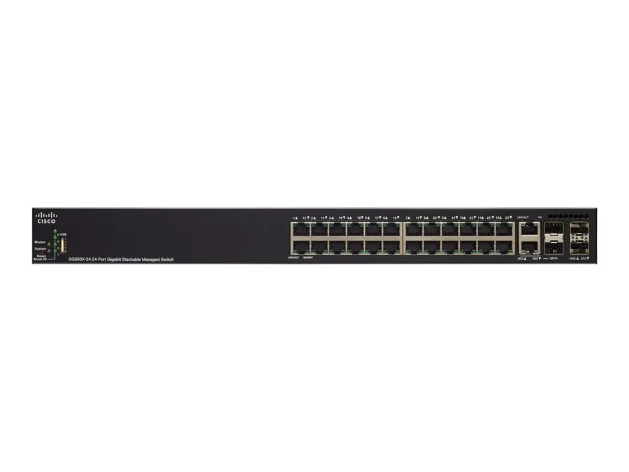 Коммутатор Cisco SG350X-24MP-K9-NA Switch