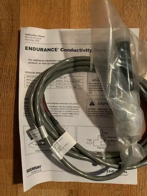 Термопара Rosemount Analytical 401-15 Endurance Pt1000 Conductivity Sensor 10 ft