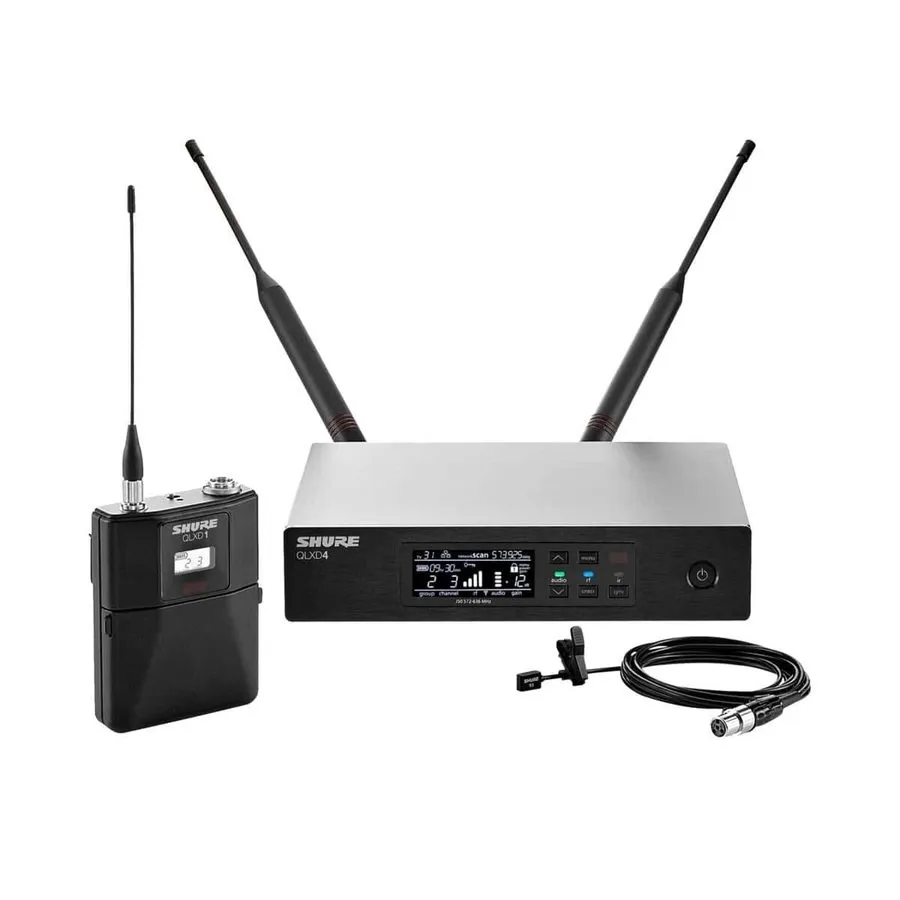 Радиосистема Shure QLXD14/93 Wireless Omnidirectional Subminiature Lavalier Micr