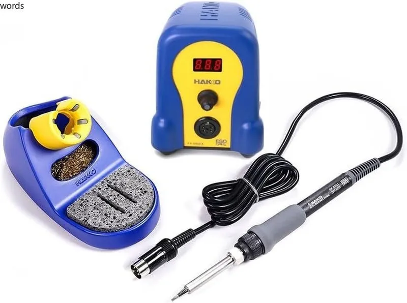 Паяльная станция FX888DX-010BY Digital Soldering Station with Rotary Encoder Blu