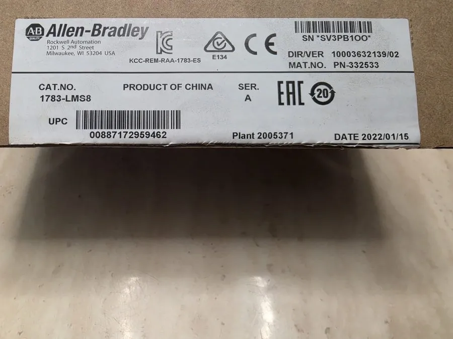 Коммутатор Allen Bradley 1783-LMS8 /A Stratix 2500 8-Port EtherNet Switch — фото лота 1