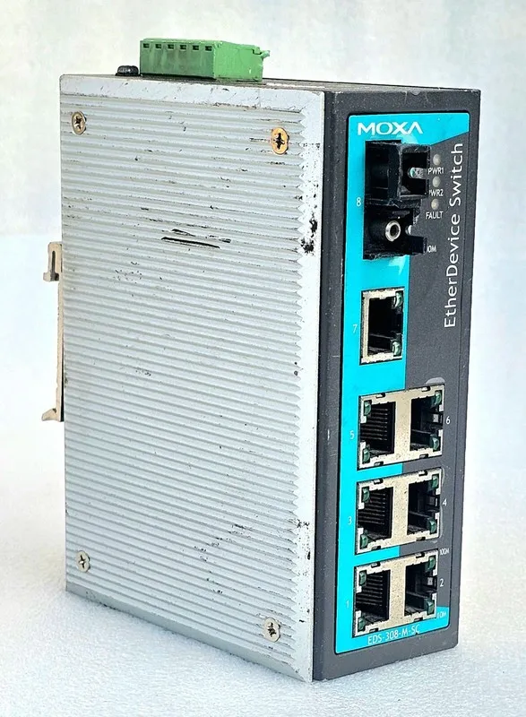 IIoT-устройство Moxa EDS-308-M-SC Ethernet Switch EDS308 — фото лота 1