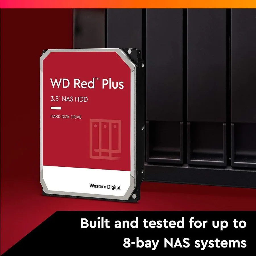 Жёсткий диск Western Digital 2TB WD Red Plus NAS Internal Hard Drive HDD 5400 RP — фото лота 2