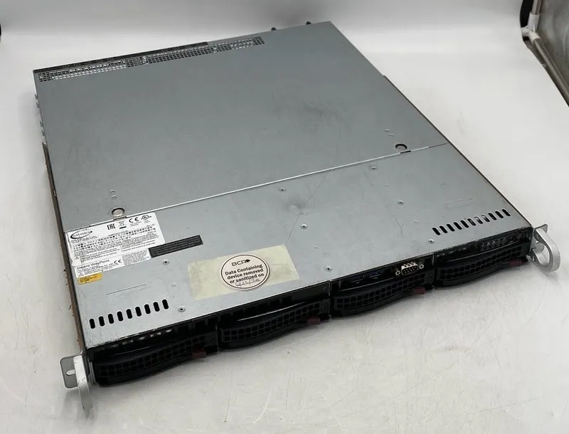 Сервер Supermicro SYS-5019S-MR-G1585L Rack Server- No SSD, 16GB DDR4, E3-1585Lv5 — фото лота 1