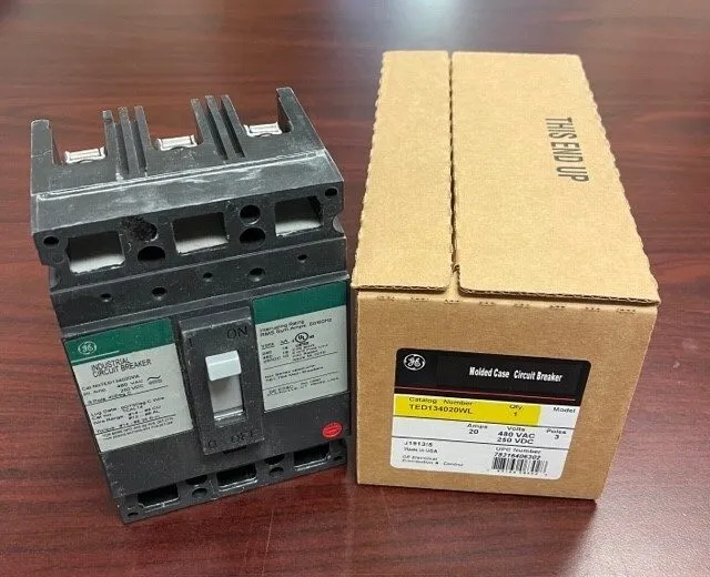 Автоматический выключатель GE ABB TED134020WL TED134020 3Pole 20 Amp 480 Volt Bo