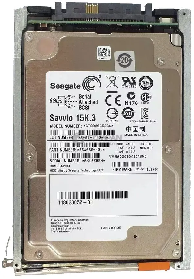 Жёсткий диск Seagate ST9300653SS 300GB 15K.3 2.5" 6Gbps Internal SAS HARD DRIVE