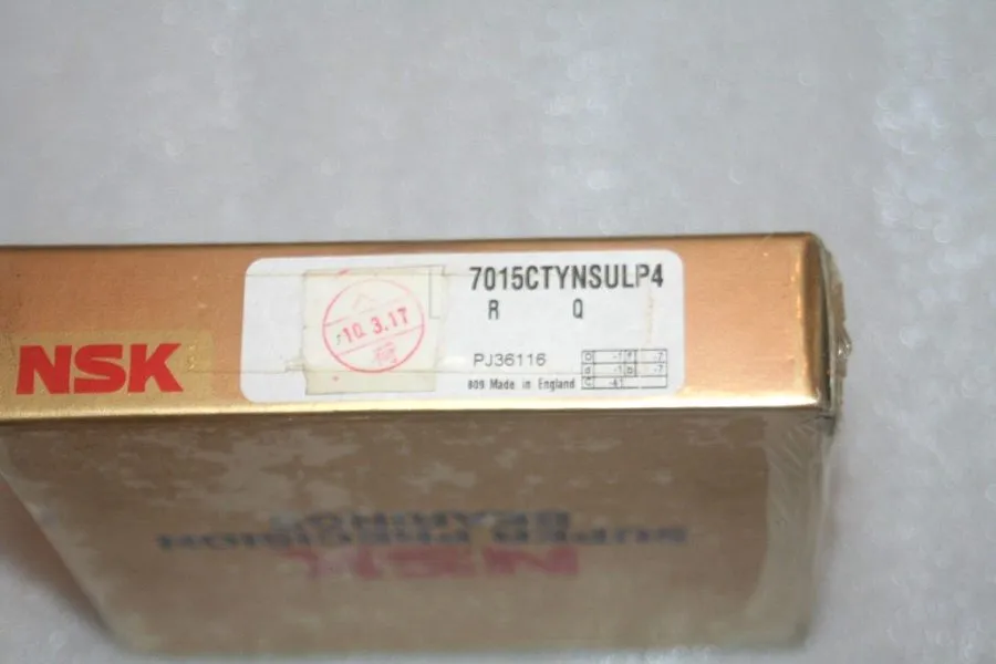 Подшипник NSK 7015CTYNSULP4 precision angular contact ball bearing — фото лота 1