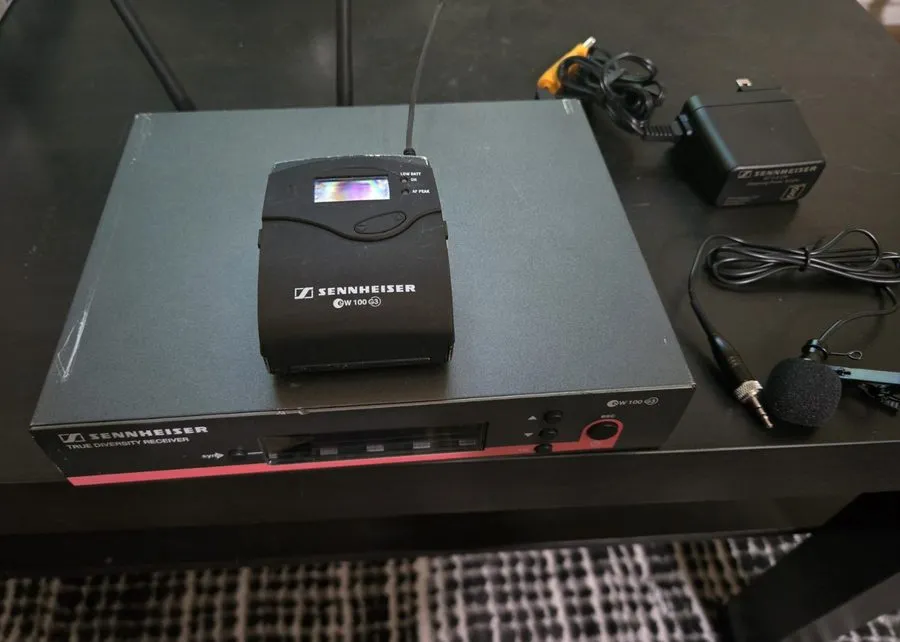 Радиосистема Sennheiser EW 100-ENG G3 Camera Portable Wireless Lavalier Micropho — фото лота 3