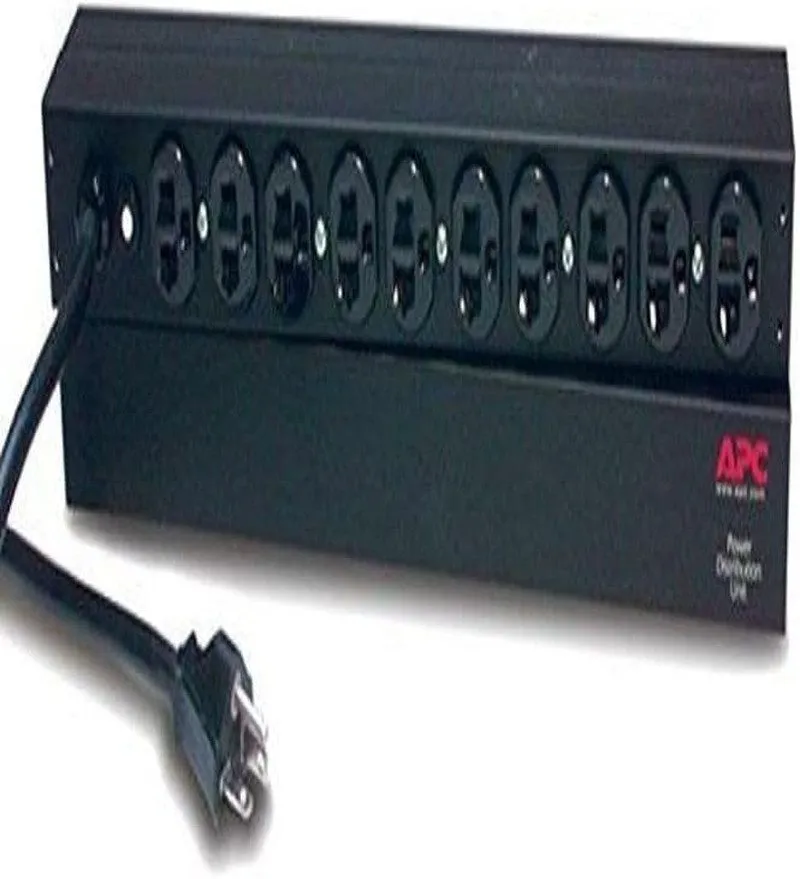 Блок розеток PDU APC AP9563 Basic Rack PDU 1U 2400VA 20A 120V, Output: 5-20R — фото лота 1