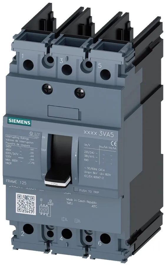 Автоматический выключатель Siemens 3VA5 3VA5120-4ED31-0AA0 Molded Case Breaker 3