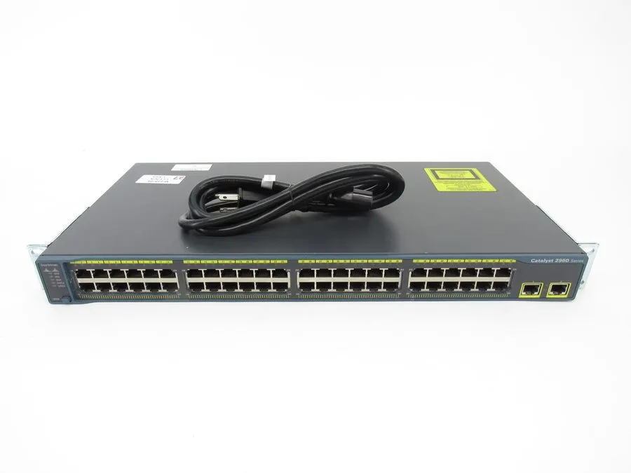 Коммутатор Cisco Catalyst 2960 Series WS-C2960-48TT-L V04 48-Port Ethernet Switc