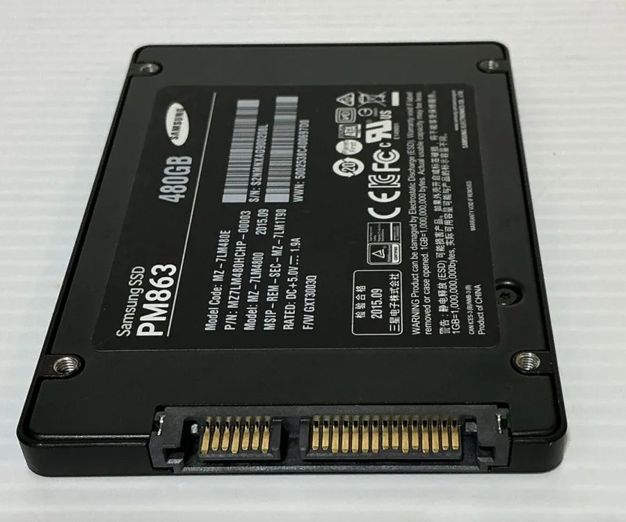 SSD-накопитель SAMSUNG PM863 480GB SSD 6.0Gbps GXT1003Q SATA 2.5" MZ-7LM4800 MZ7 — фото лота 2