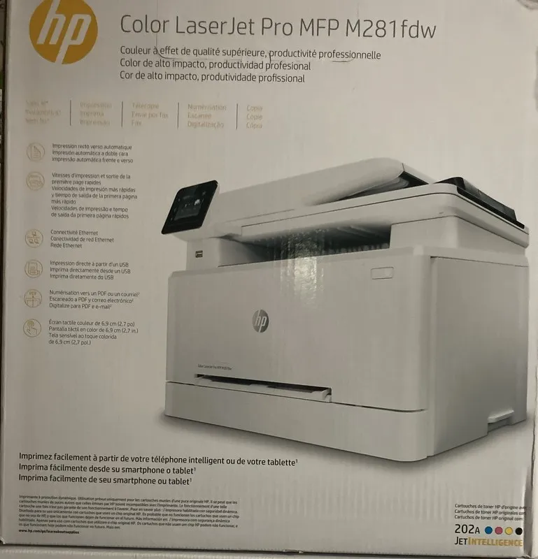 Лазерный принтер HP Color LaserJet Pro MFP M281fdw Wireless All-in-One Color Las