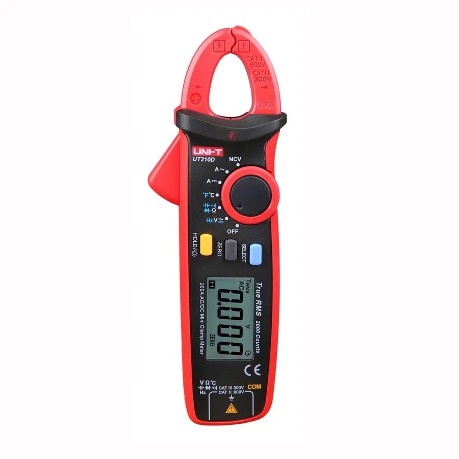 Мультиметр UNI-T UT210D Clamp Meter AC/DC Current Voltage Digital Multimeter Tem