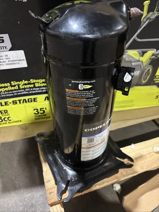 Компрессор ZP21LXE-PFV-800 Copeland Scroll Compressor 20,000 BTU/HR, 208/230V — фото лота 2