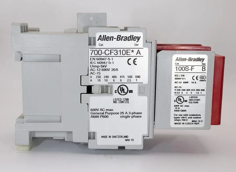 Реле безопасности Allen-Bradley 700S-CF440EJC GuardMaster Safety Relay 24VDC — фото лота 1