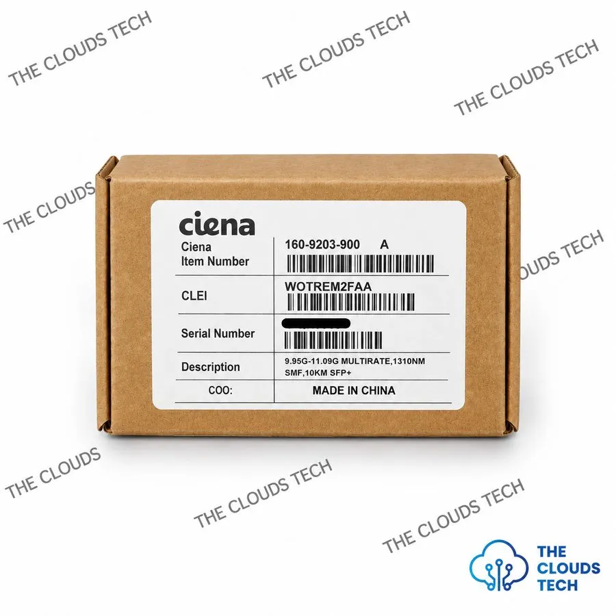 Трансивер Ciena 160-9203-900 10G SFP+ Transceiver Module 1310nm 10km LC SMF — фото лота 1
