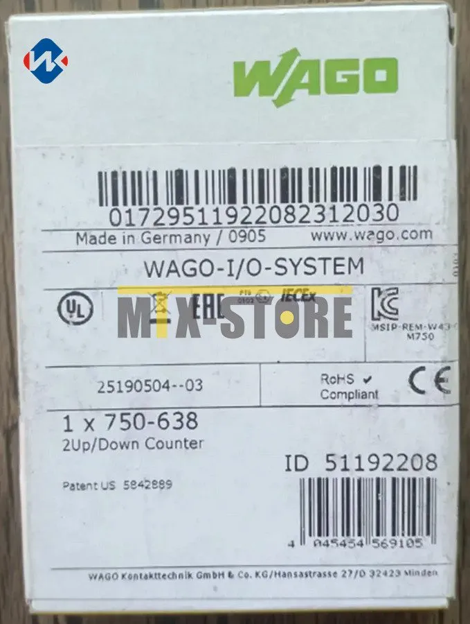 Модуль WAGO 750-638 COUNTER MODULE 24VDC