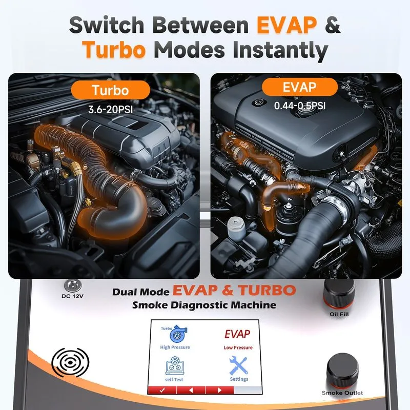 Жёсткий диск FOXWELL ST2000 Automotive Smoke Machine Adjustable Pressure Vaule L — фото лота 3