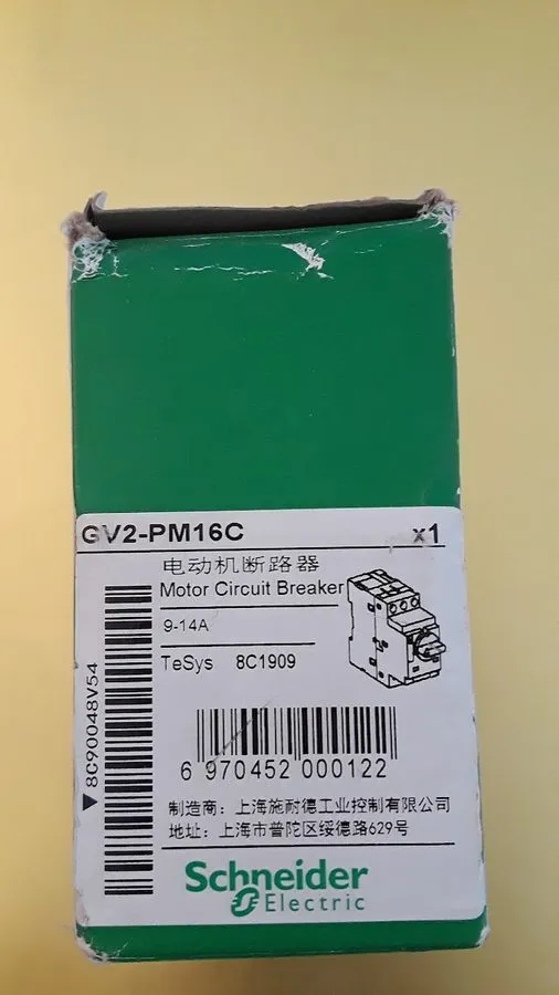 Автоматический выключатель motor circuit breaker GV2-PM14C 6-10A — фото лота 1