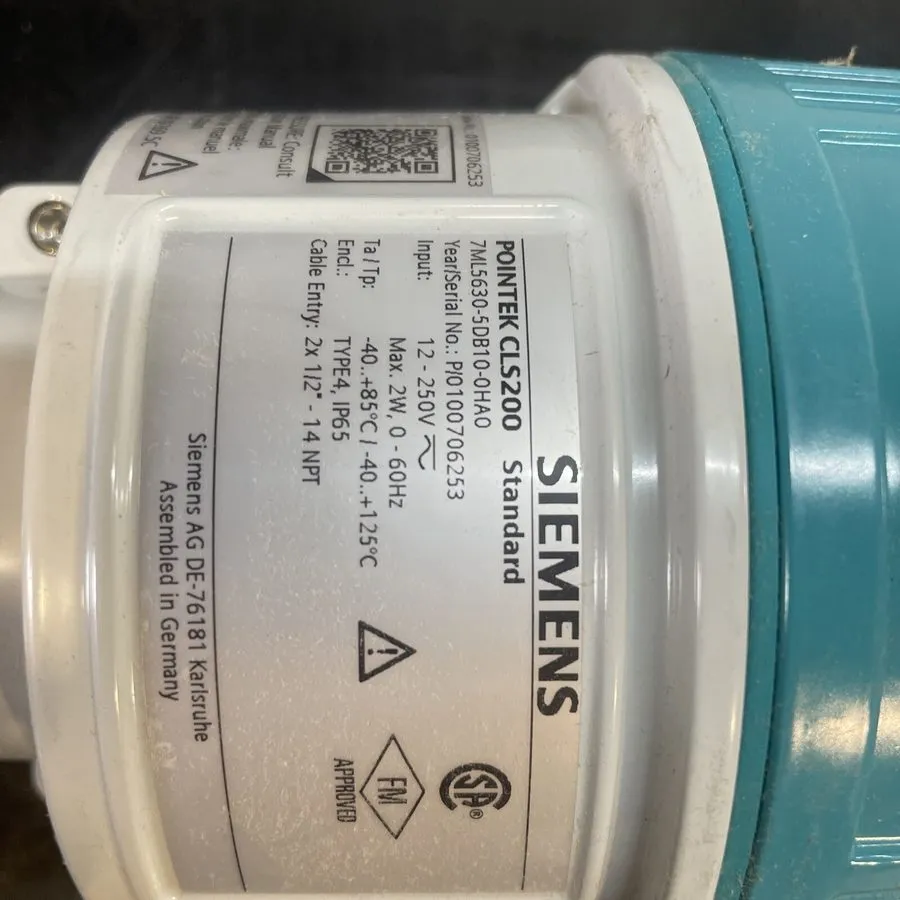 Датчик давления Siemens Pointek CLS200 7ML56305DB100HA0 Pressure Transmitter — фото лота 2