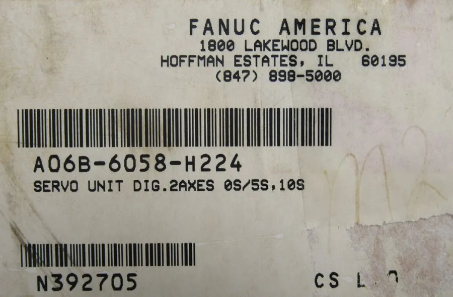 Сервопривод FANUC A06B-6058-H224, SERVO DRIVE SERVO AMPLIFIER