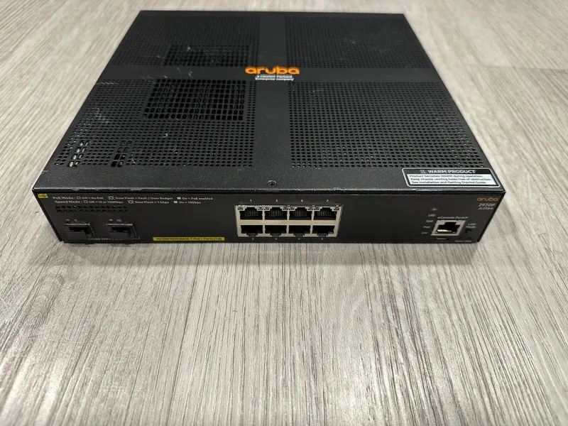 Коммутатор HP ARUBA 2930F JL258A 8 PORTS POE+ MANAGED SWITCH 2 PORTS 10GBE SFP