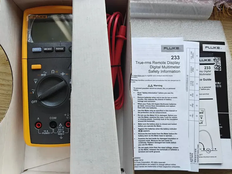 Мультиметр Fluke 233 True RMS Remote Display Multimeter Detachable Tester 233C