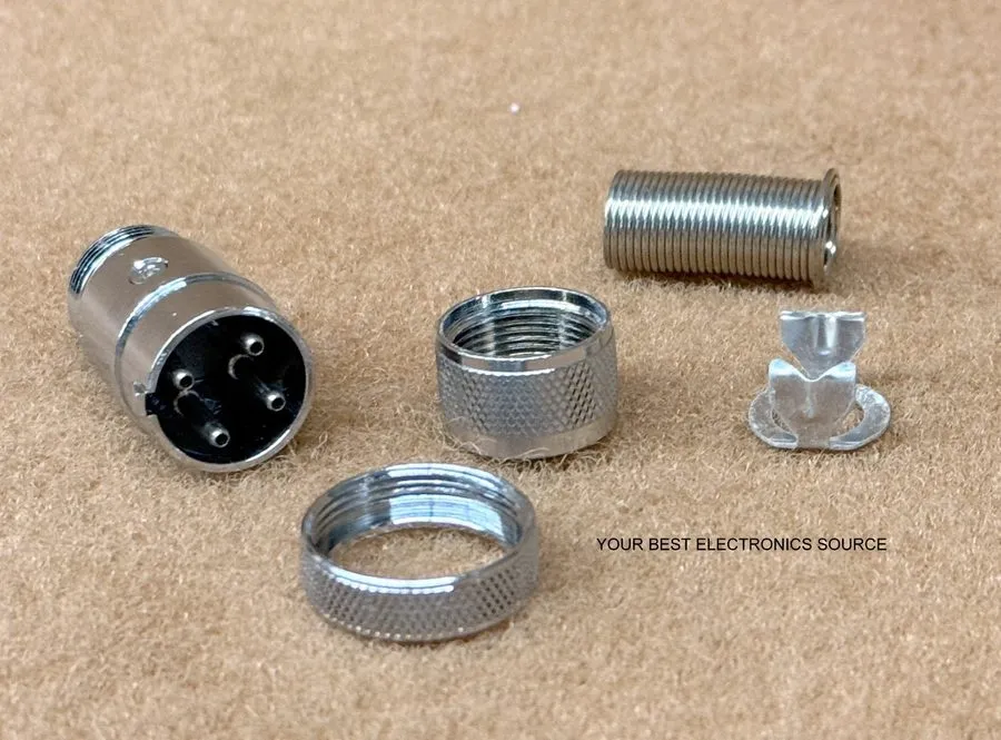 Разъём Wire-Pro #50738 (Equal to 91-MC4M) Vintage-Style 4-Pin Male Microphone Co