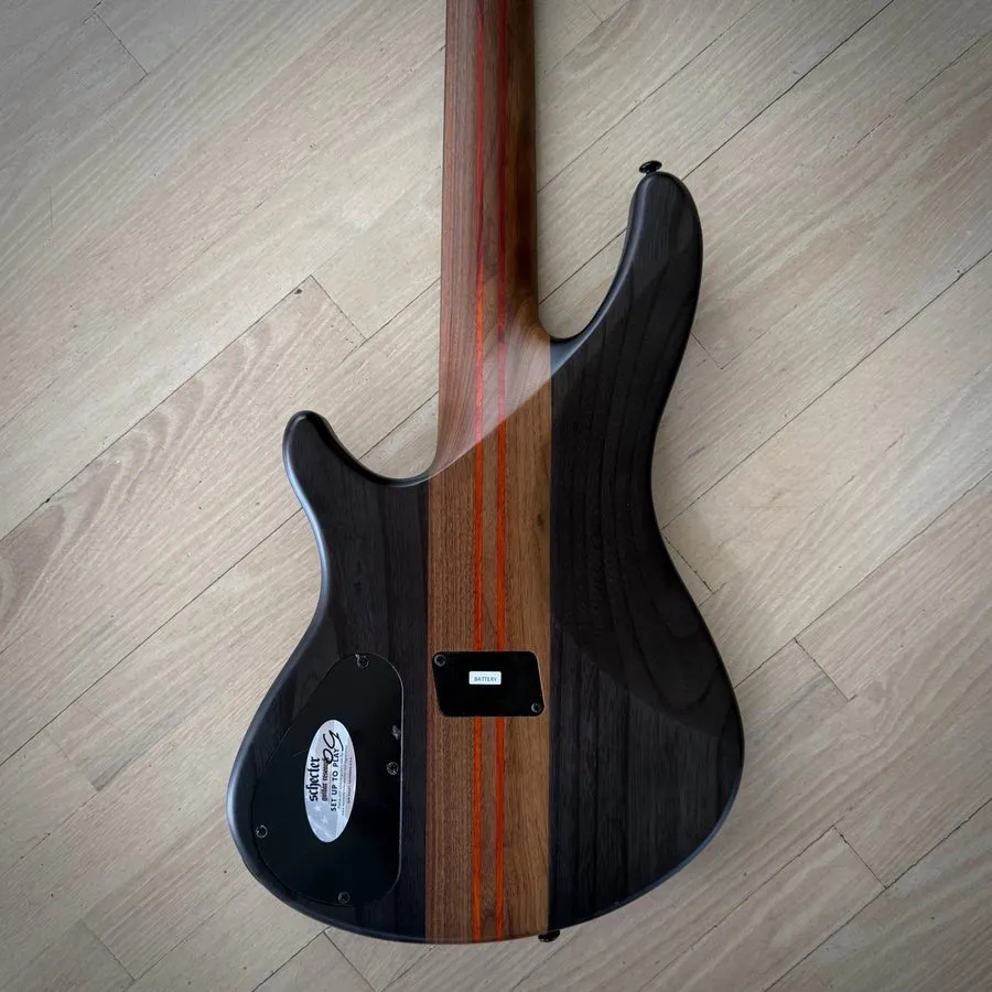 Лабораторный прибор Schecter Charles Berthoud CB-5 5-String Bass See-Thru Black
