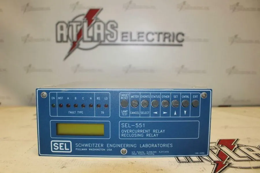 Реле защиты Ship SEL-551 OVERCURRENT RELAY RECLOSING 055100CX6X2X 220vdc