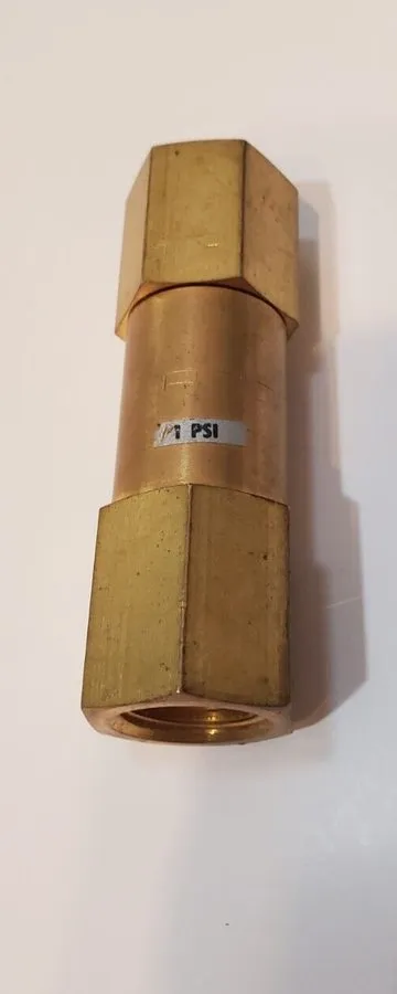 Клапан Check valve Swagelok B-8C4-1 Brass Poppet 1/2" in. Inch fnpt — фото лота 1