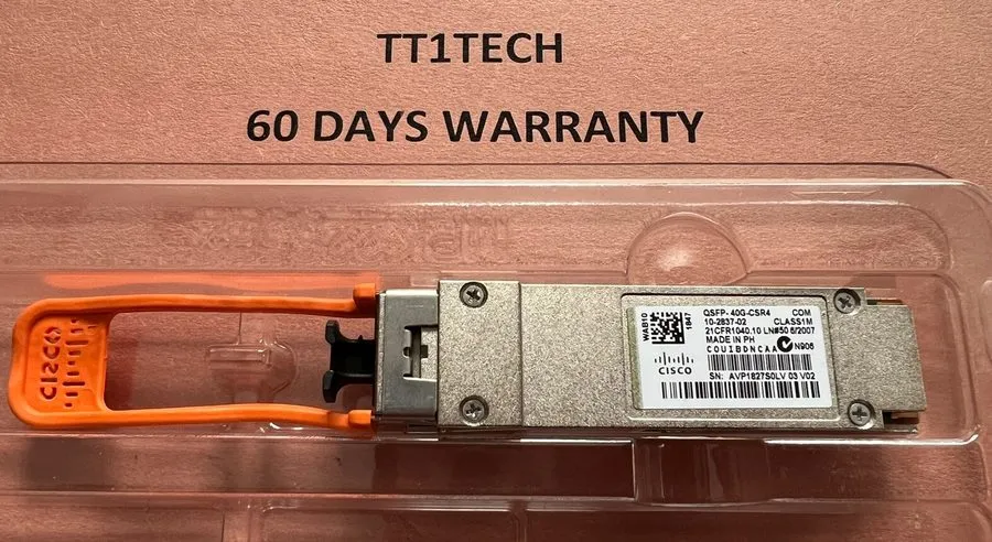 Трансивер CISCO QSFP-40G-CSR4 10-2837-02 40GBASE-CSR4 QSFP 850nm MMF QSFP transc