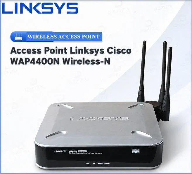 Точка доступа Wi-Fi Cisco Linksys WAP4400N High Speed Wireless N Access Point Ne — фото лота 1