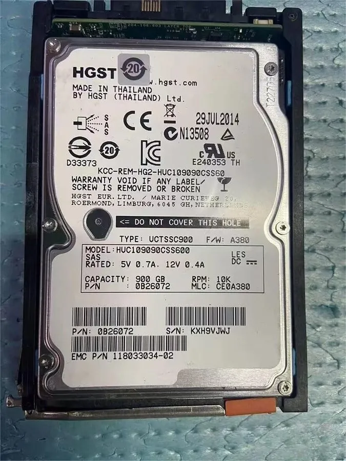 Жёсткий диск EMC 005049809 005049206 900GB 10K 2.5" SAS V4-2S10-900 HARD DRIVE H