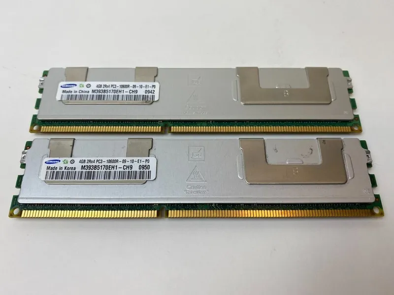 Модуль памяти Samsung 4GB 2Rx4 PC3-10600R DDR3-1333 ECC Reg Server RAM M393B5170
