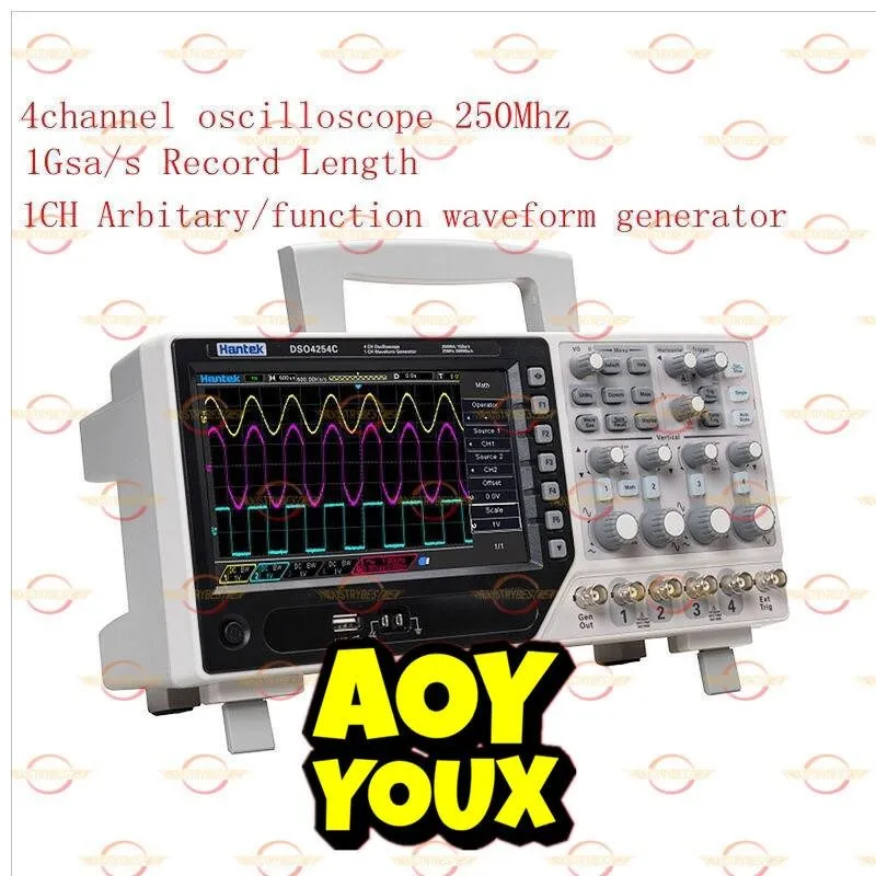 Осциллограф Hantek DSO4254C Digital Storage Oscilloscope 64K 4CH 250MHz signal s